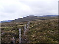 Fence Crossing Moorland to Carn Liathdoire in IV2 6UJ