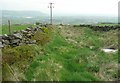 Green lane near Soil Hill, Halifax in HX2 9WX