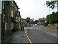 Crossroads in the centre of Edgworth in BL7 0AX