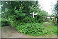 Signpost at Allers, Chillington in TQ7 2HX