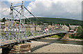 Footbridge over the River Esk in Langholm in DG13 0DZ