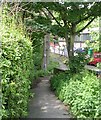 Footpath to West Gate - Oakworth Road in BD21 1LT