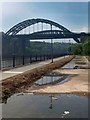Reflections of Monkwearmouth Bridge in SR1 1NW