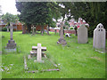 St Giles churchyard in ST18 9HB