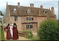 Ladies in waiting at Kentwell Hall, Long Melford, Suffolk in CO10 9BA