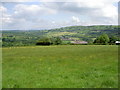 Farmland of Pentre Farm in Llanfynydd Community