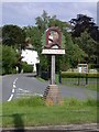 Fowlmere Village Sign in SG8 7RX
