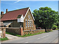 View south along High Street in Ringstead (King's Lynn and West Norfolk)