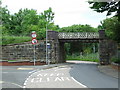 Bridgend Road railway bridge in PA15 3DG
