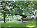 Spiral bridge in Ladywell Fields in SE13 7UT