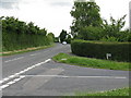 Powick - Upton Road at Winsmore junction in WR2 4QR