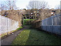 Footpath over the railways bridge in HP12 3AW