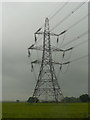 Pylons by Sykes Lane in Torksey