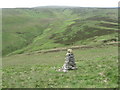 Cairn on Henderland Hill in TD7 5LG