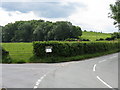 Knightwick - Alfrick lane junction in WR6 5QL