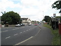 Looking eastwards along the A259 at Felpham in PO22 6QA