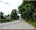 Entering the A 4080 at Llangeinwen in LL61 6YH