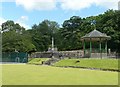 Park, bandstand and memorial, Marsden, Frith #142003 in HD7 6JG