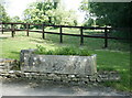 2008 : Horse trough at the manor gates in BA15 2SE