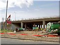 Roadworks under the M4 motorway in SL1 2SF