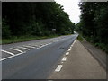 The A40 approaching the turning to Jordans in HP9 2SA