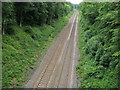Railway beneath Potkiln Lane Bridge in HP9 2UX