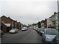 Looking southwards down Milton Road in PO3 6PD