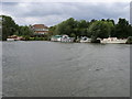 The River Thames at Laleham in KT16 8PZ