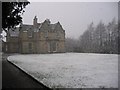 Dalkeith Park House in the snow in EH22 1DX