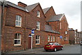 Wigan Baptist Church-main entrances in WN1 3XF