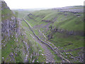 Footpath through Dry Valley above Malham Cove in Malham