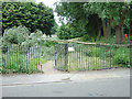 Entrance to open space on Lincoln Street, Old Basford in NG5 1NN