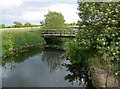 Footbridge at Sileby Mill Boatyard in LE12 7RS