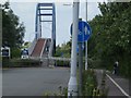 Southern approach to the Milton cycle bridge in CB4 0DS