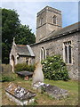 Church of St James, tower and porch in IP19 0HL