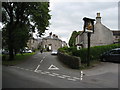 Great Longstone - Station Road junction with Main Street in DE45 1NY