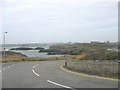 Bend in the road above Porth Castell in Trearddur