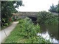 Arched bridge over the Grantham Canal in NG2 5EF