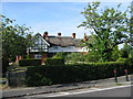 Thatched houses on the B4000, Ermin Street, Stockcross in RG20 8LP