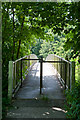 Footbridge over A31 from Tichborne Down to Alresford Golf Course in SO24 9PN