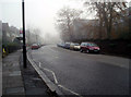 A misty day at Central Hill, Upper Norwood in SE21 8AX