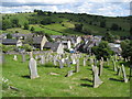 Brassington - St.James Churchyard view from Hillside Lane in DE4 4HB