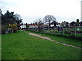 Footpath, Longlands Road allotments in DA15 7LB