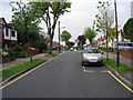 Looking west from outside 149 Old Farm Avenue, Sidcup in DA15 7LB