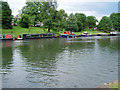 Boats on the river Cam in CB4 3PF
