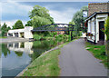 Footbridge over the river Cam in CB4 3PF