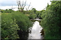 Summer view of the River Annan south from Barnhill Bridge in DG10 9QS