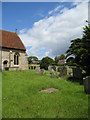 St Mary's churchyard in Hawkedon
