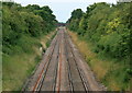 2008 : Looking west from Bratton Road railway bridge in BA13 4NH