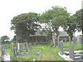 St Mary's Church from the Old Cemetery in LL71 8DU